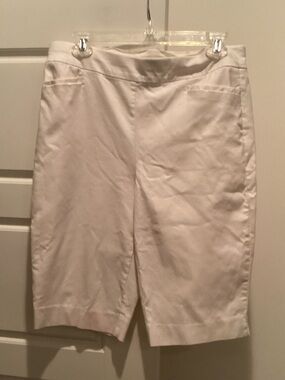 Chico's White Women's Bermuda Shorts